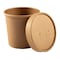 Amercareroyal Royal 12 oz. Kraft Paper Food Container And Lid Combo, PK250 PFC12NCOM - alternate 7